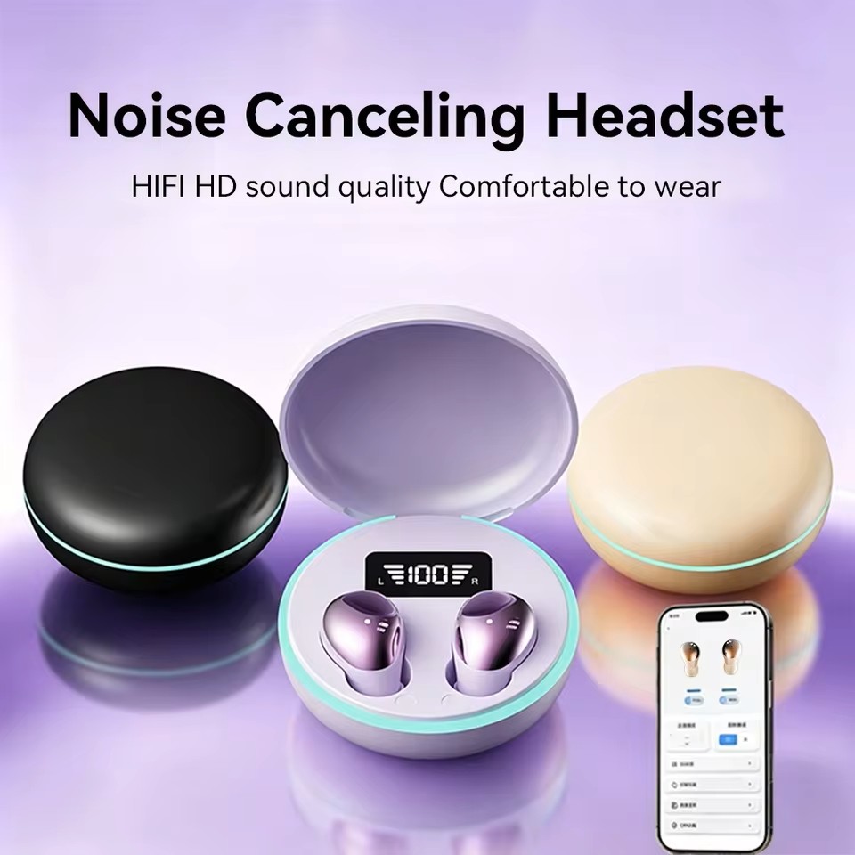 Sleep Mask Headphones Bluetooth - Mini onzichtbare draadloze Bluetooth-oordopjes Kleinste micro-verborgen