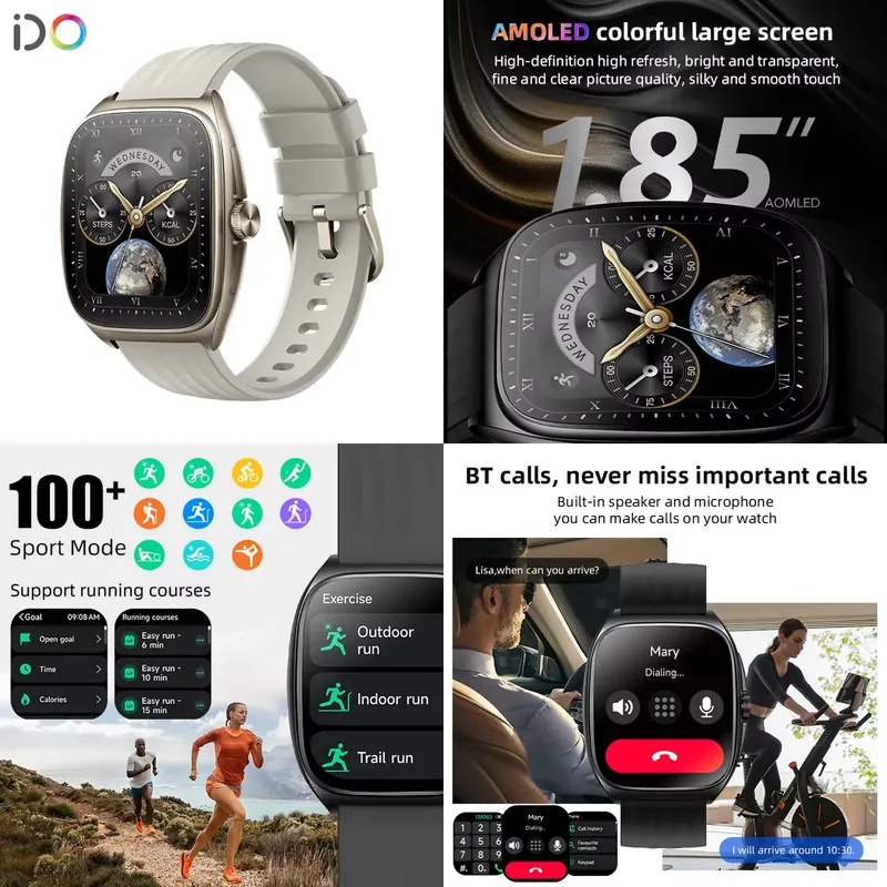 Smartwatches - 2025 Mode Mannen Smartwatch Fabrikant 1.85