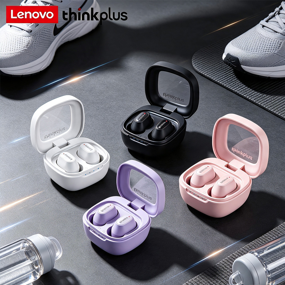 Tws Earbuds Bluetooth 5.3 - Lenovo XT62 Stijlvolle Transparante Capsule TWS