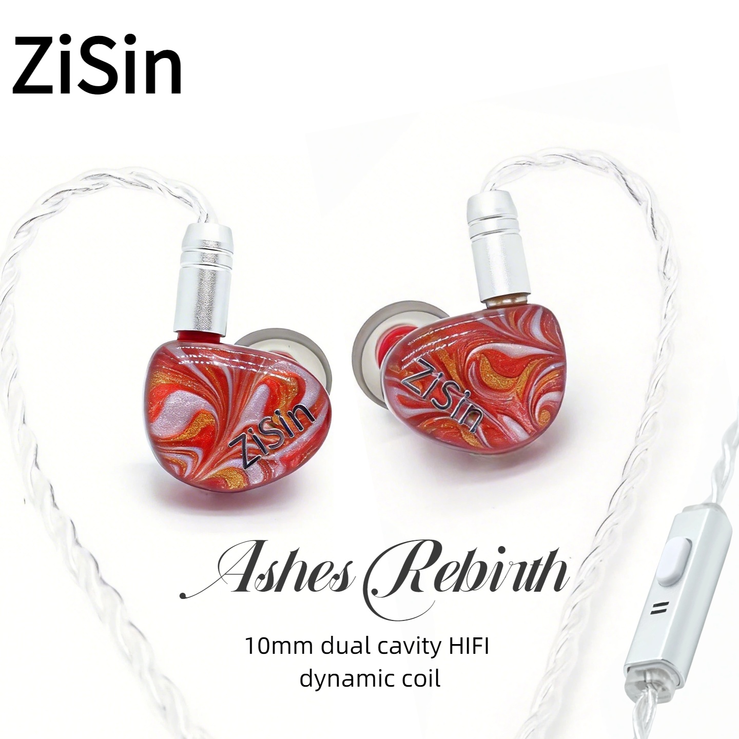 Planar Magnetic Iem Earphones - ZiSin 340 IEM 10mm 1DD driver,