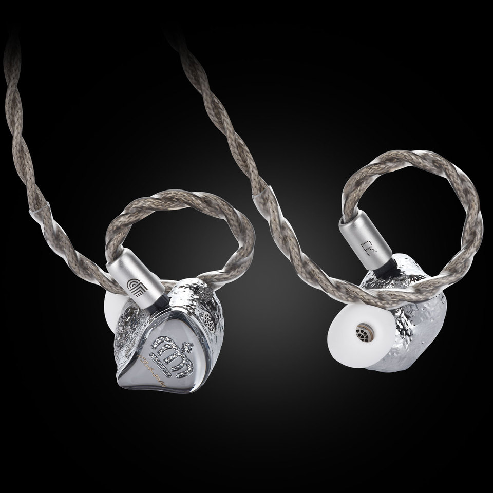 Planar Magnetic Iem Earphones - EarAcoustic VSA-PM Crown 11,4 mm vlakke