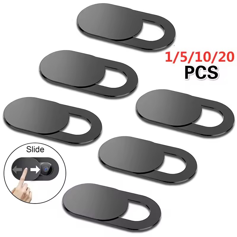 Tablets - Plastic camerahoesje met magnetische schuif voor
