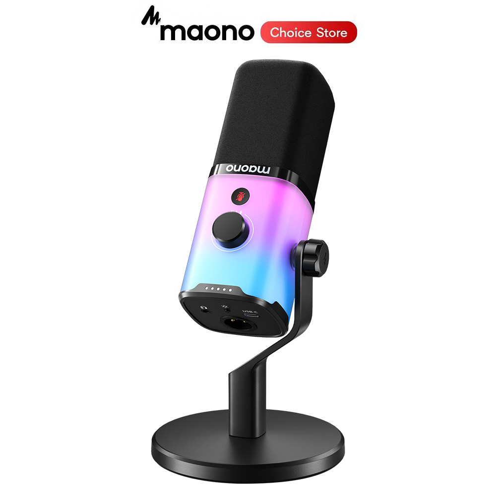 Gaming Headset With Mic Rgb - MAONO PD100X Gaming MIC,USB/XLR Dynamische Microfoon
