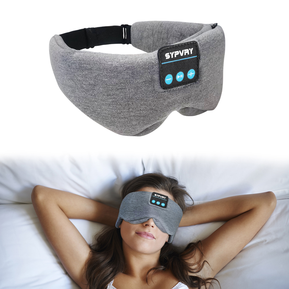Sleep Mask Headphones Bluetooth - Bluetooth Slaapmasker Katoenen Oogschaduw Cover Draadloze