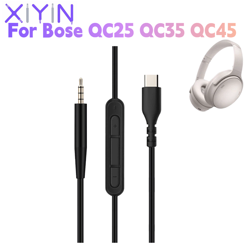 Type C Wired Earphones With Mic - Vervangende 1,4 meter DAC Type C