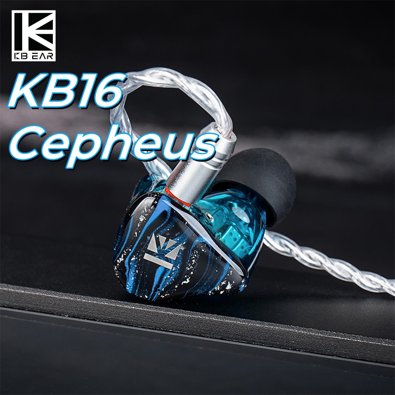 Planar Magnetic Iem Earphones - KBEAR Cepheus KB16 In-ear Bedraad dubbel