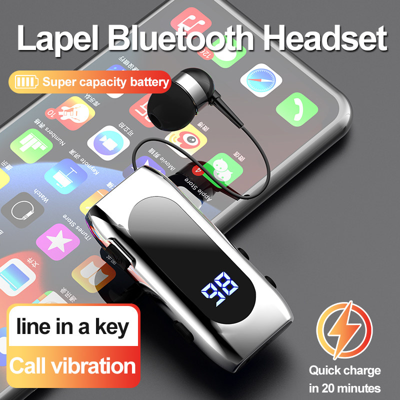 Type C Wired Earphones With Mic - K55 Bluetooth-headset met reversclip, meer dan