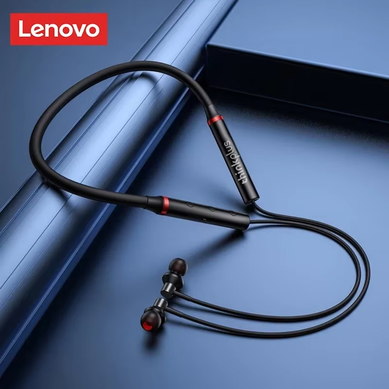 Magnetic Neckband Sports Earphones - 100% Originele Lenovo HE05X Bluetooth Oortelefoon