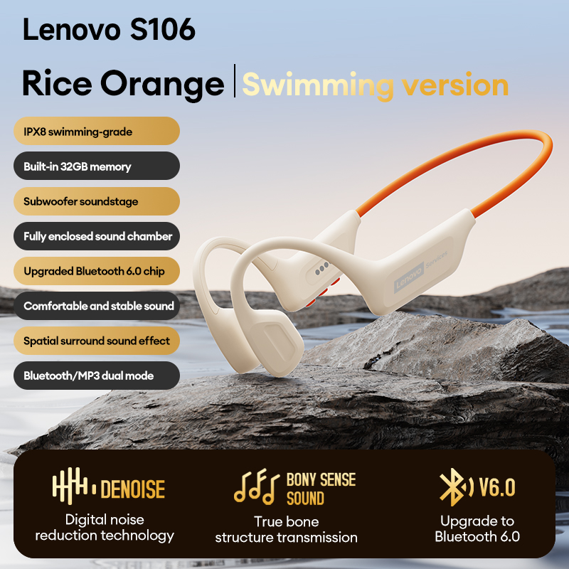 Keuze Lenovo S106 Beengeleidin - Bone Conduction Running Headphones recensie en prijs