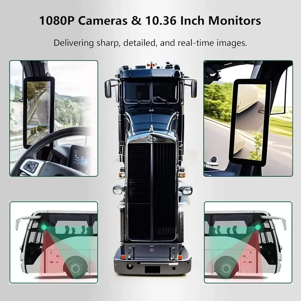 Dubbelmonitor vrachtwagen came - Cameras recensie en prijs