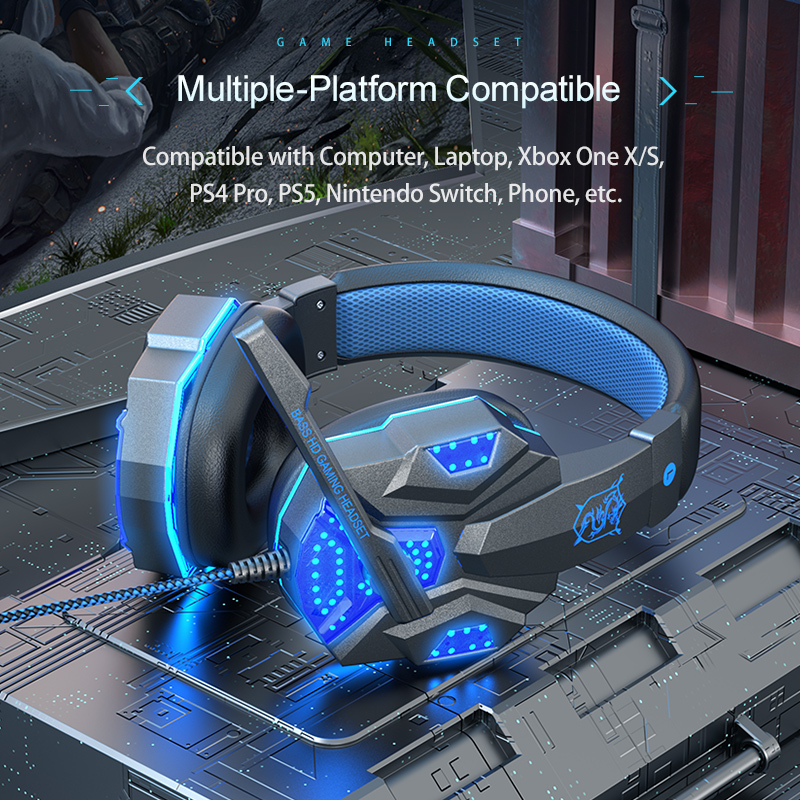 7.1 surround sound-gamingheads - Gaming Headset With Mic Rgb recensie en prijs