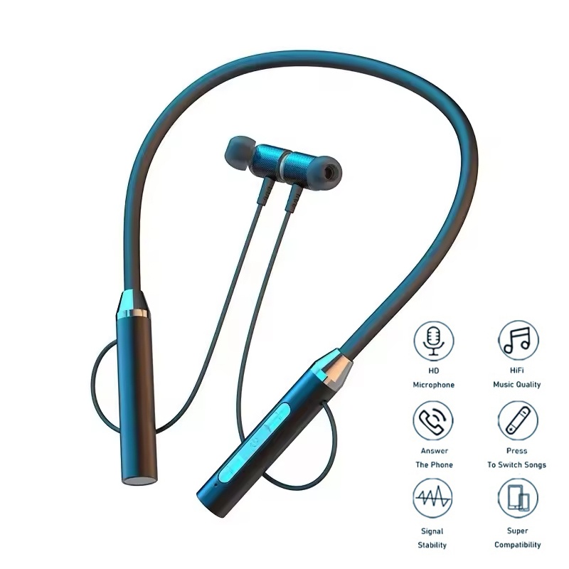 Draadloze Bluetooth-oortelefoo - Magnetic Neckband Sports Earphones recensie en prijs
