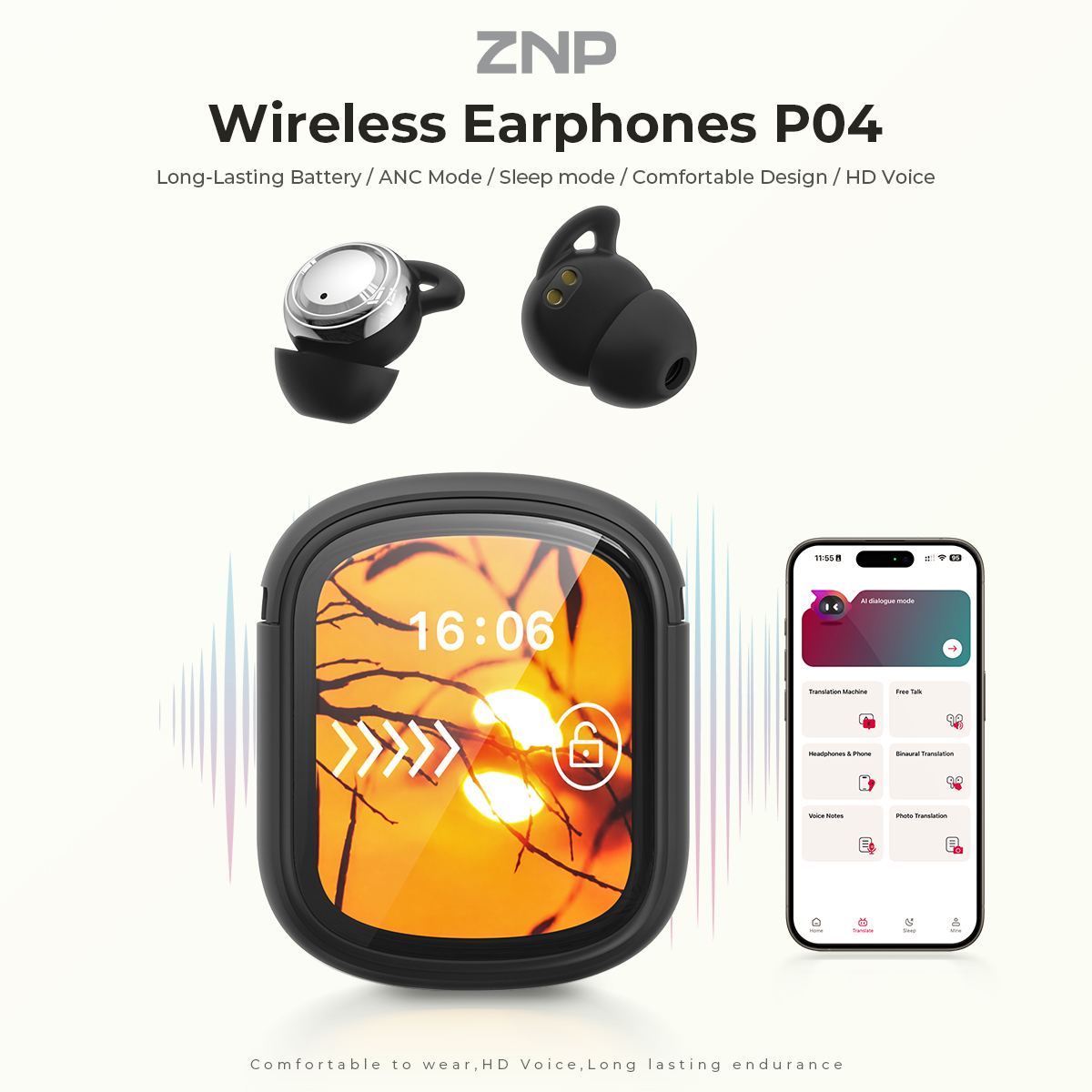 ZNP P04 Slaaphulpoordopjes met - Headphones recensie en prijs