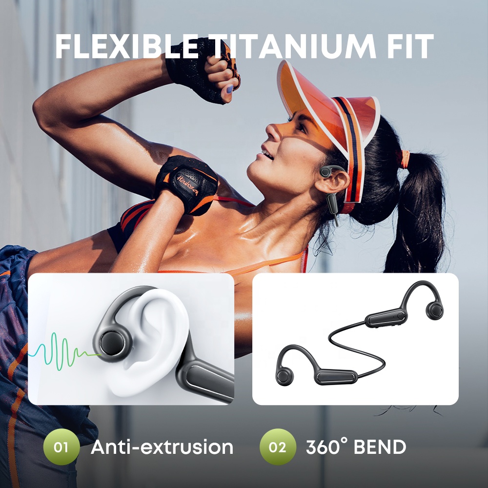 Fabrieks draadloze sport oordo - Bone Conduction Running Headphones recensie en prijs