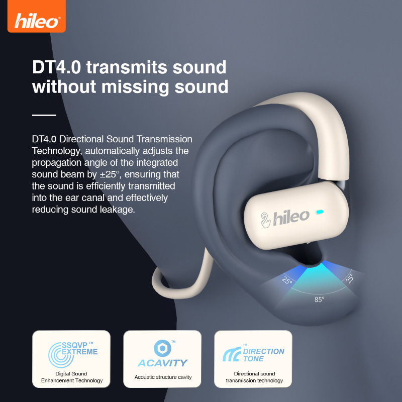 HiLeo Hi77 5.4 Open oorhanger  - Open Ear Air Conduction Headphones recensie en prijs