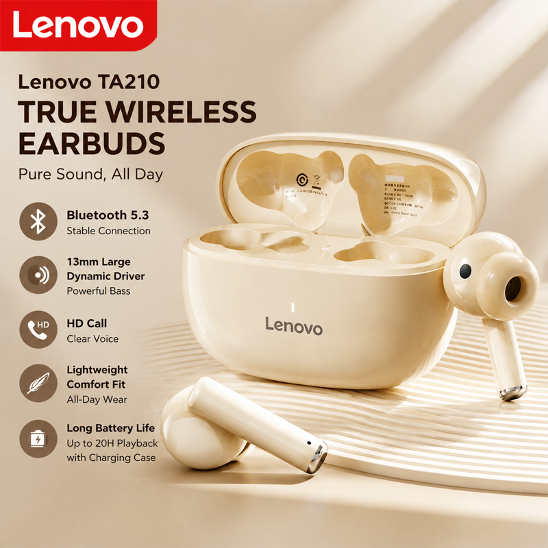 Lenovo TA210 Bluetooth Draadlo - Type C Wired Earphones With Mic recensie en prijs
