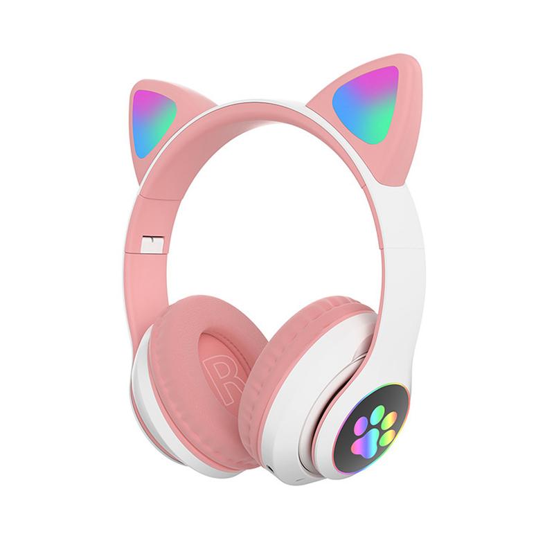 Schattige kattenoren hoofdtele - Cat Ear Bluetooth Headset Led recensie en prijs