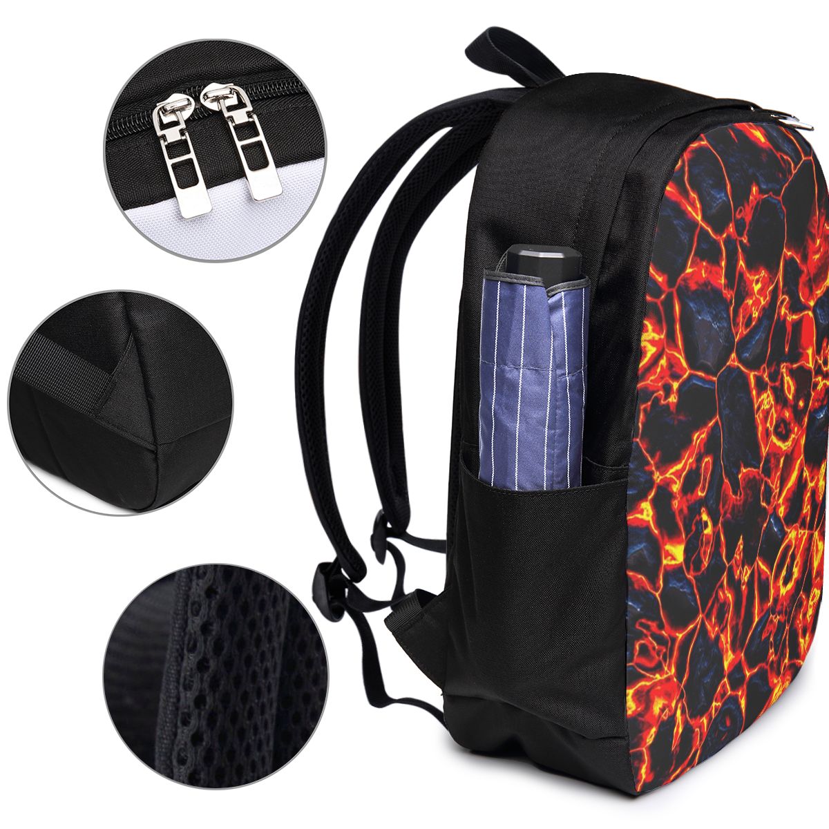 Magma Volcano Lava Fire Rugzak - Laptops recensie en prijs
