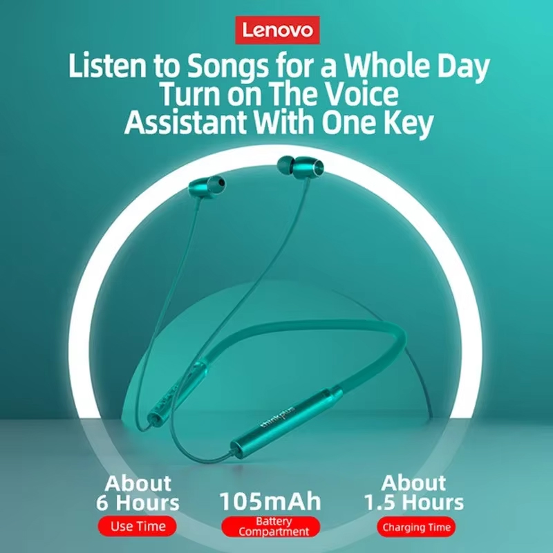 Lenovo Bluetooth Oordopjes Wat - Magnetic Neckband Sports Earphones recensie en prijs