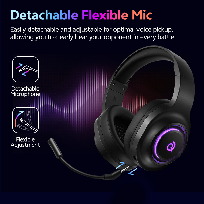 QCY Heroad V200 Gaming Headset - Anc Wireless Over Ear Headphones recensie en prijs