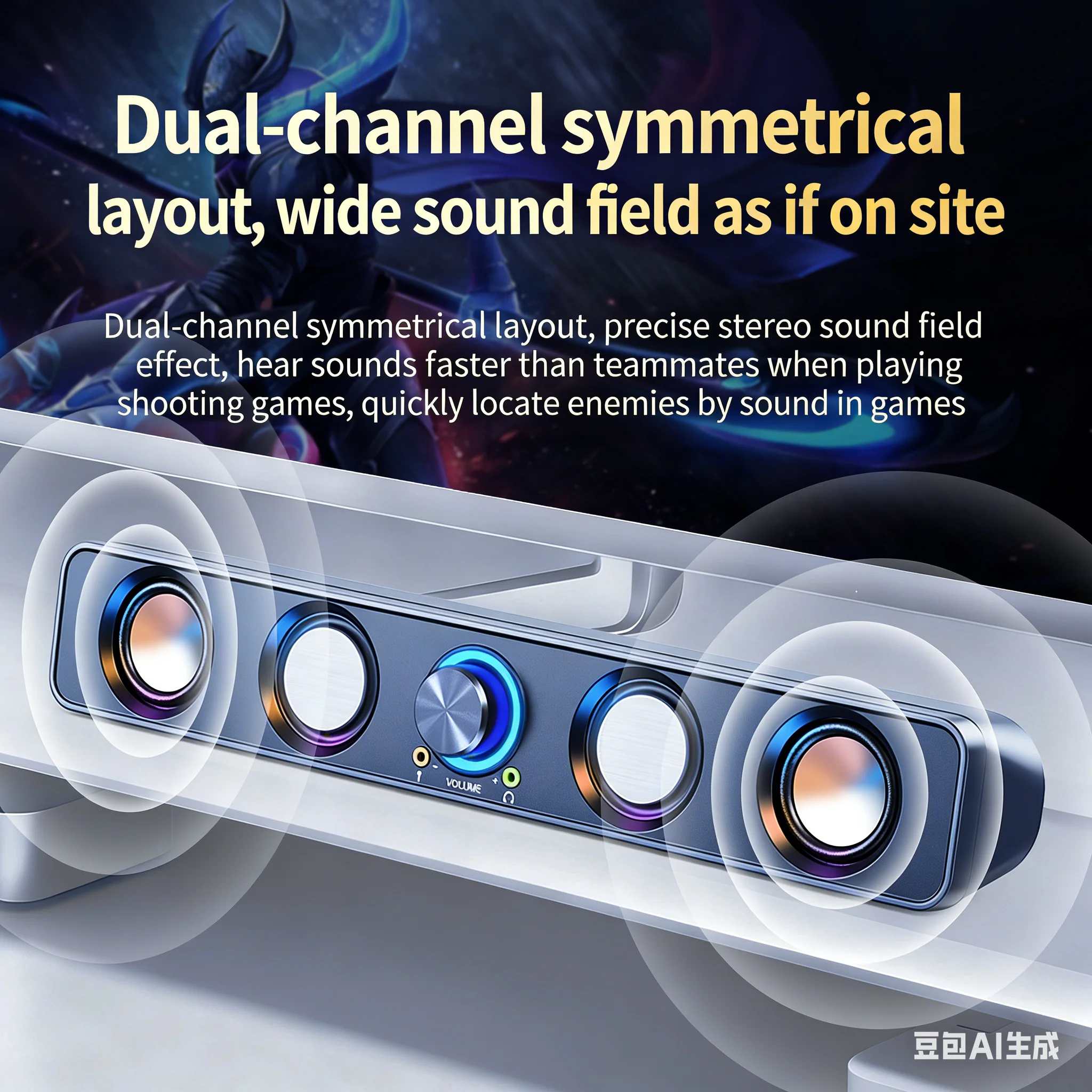 Home Theatersysteem Soundbar R - Rgb Computer Soundbar For Pc recensie en prijs
