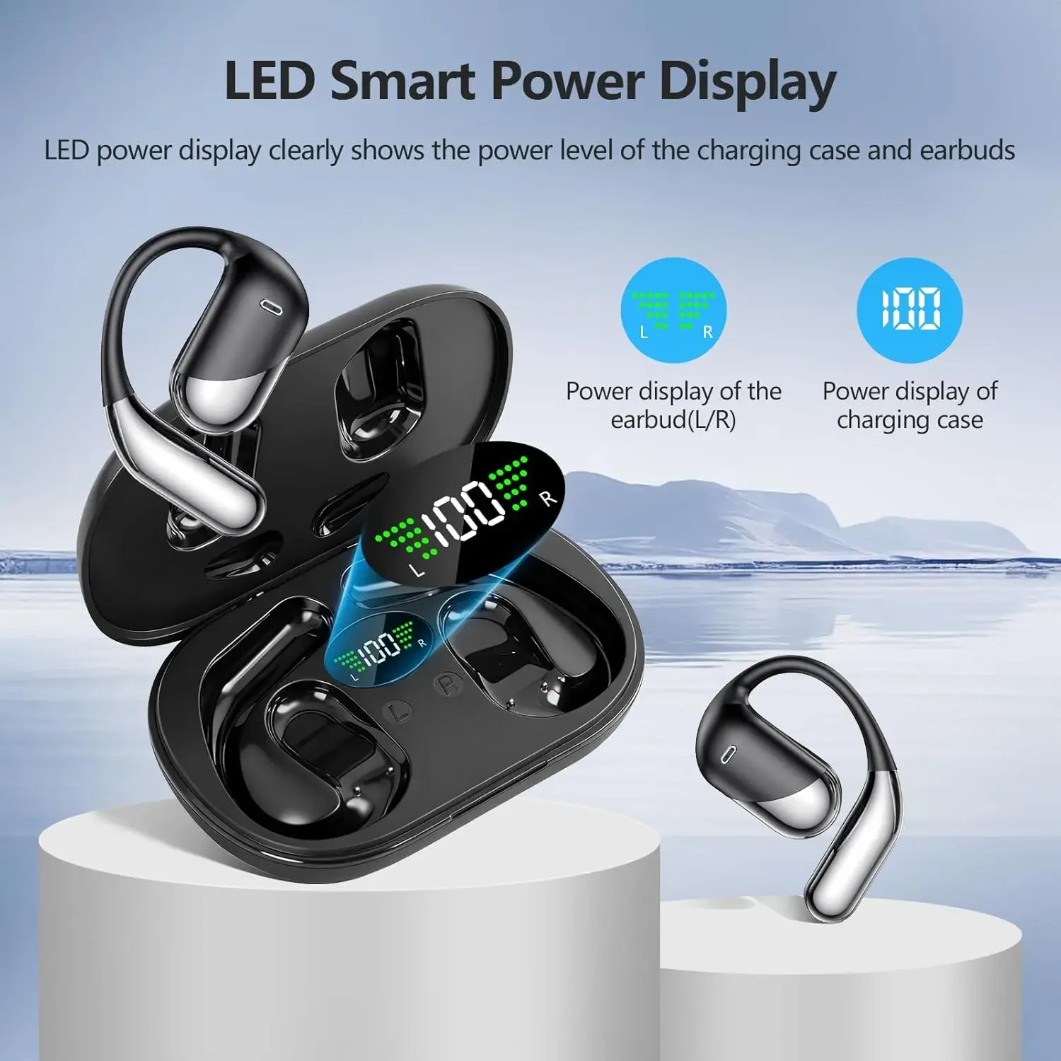 Draadloze Sport Oordopjes Blue - Anc Wireless Over Ear Headphones recensie en prijs