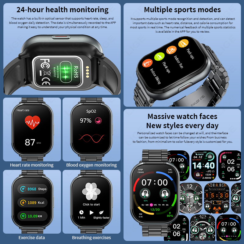LUIK TWS Smart Horloge Mannen  - Tws Earbuds Bluetooth 5.3 recensie en prijs