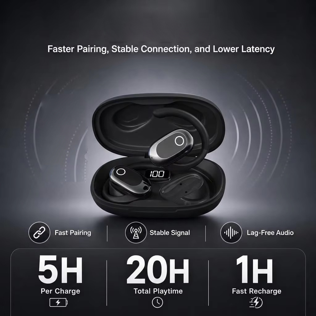 Open-ear oordopjes en draadloz - Bone Conduction Running Headphones recensie en prijs