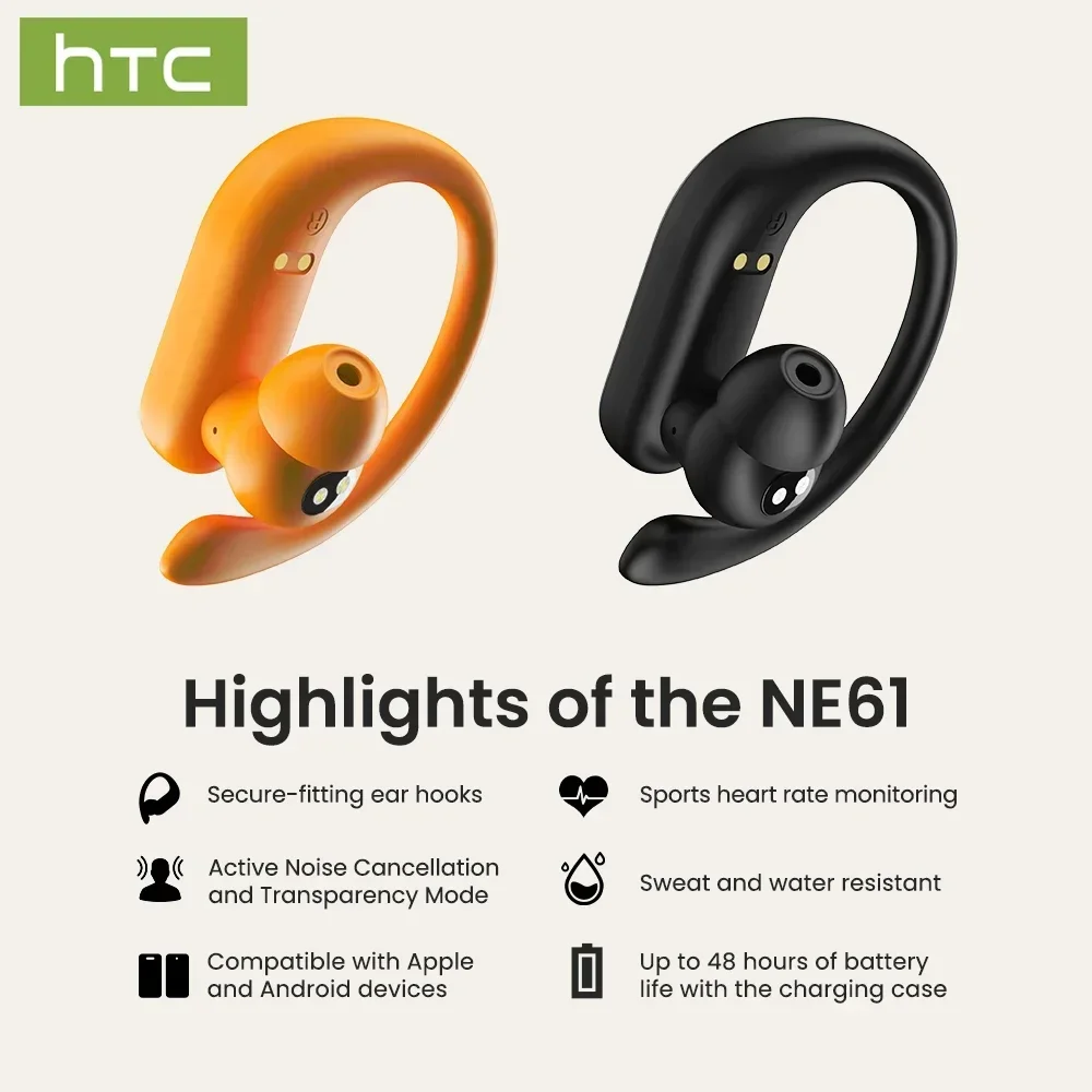 HTC NE61 Bluetooth-oortelefoon - Type C Wired Earphones With Mic recensie en prijs