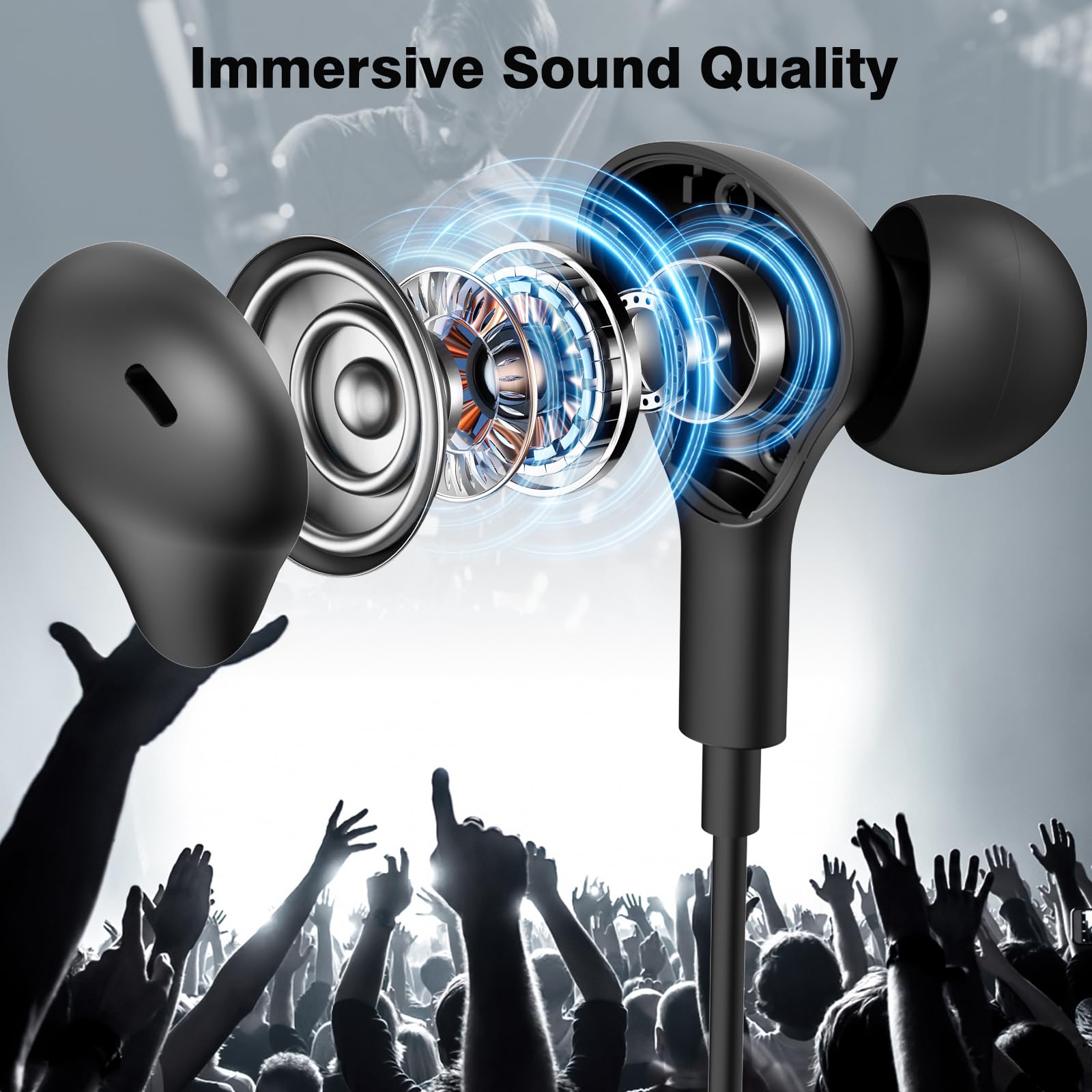 USB-C Hoofdtelefoon voor Samsu - Type C Wired Earphones With Mic recensie en prijs